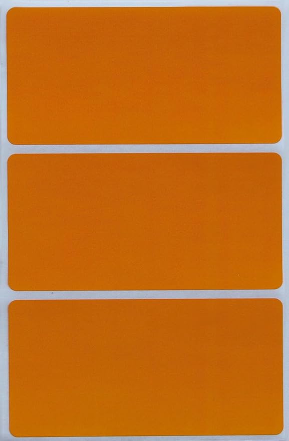 Royal Green 4" x 2" Blank Stickers to Write On Name Tags Color-Coding Labels by RoyalGreen