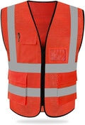 HYCOPROT High Visibility Mesh Safety Reflective Vest by HYCOPROT