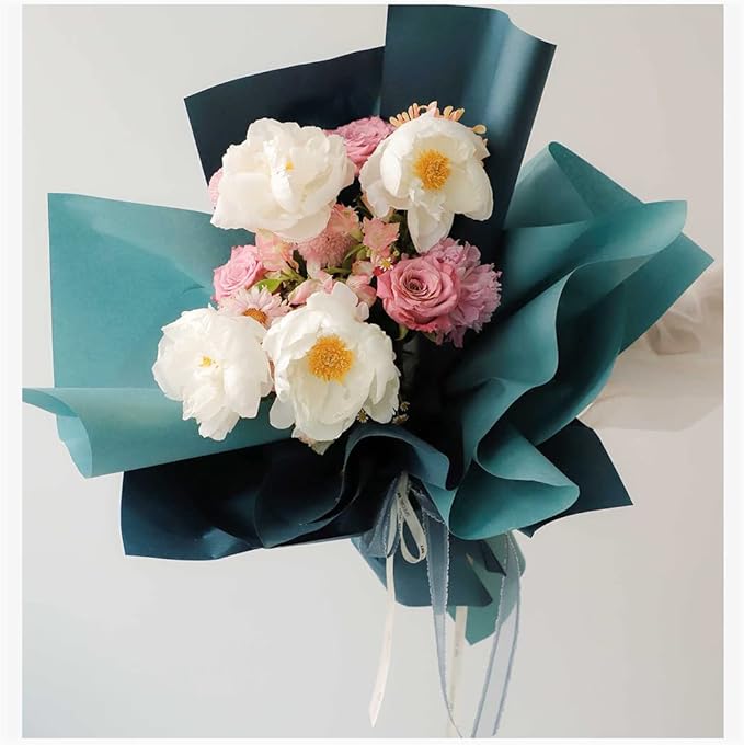 Korean Style Flower Wrapping Kraft Paper Roll Floral Wraps Bouquet Wrap Florist - Image 2