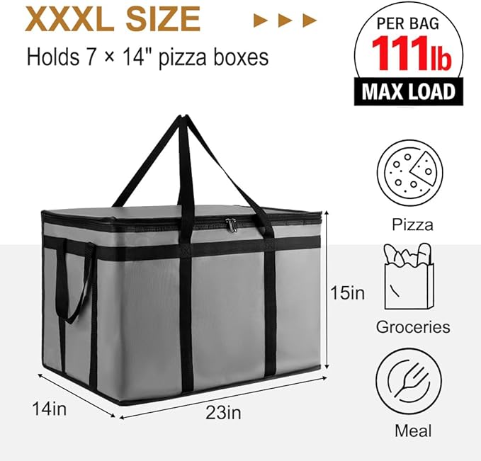 XXXL Insulated Food Delivery Bag - Image 2