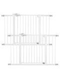 Babelio Baby Gate, 29-48 Inch Auto Close Pet Gate PressGuard P7, Easy Install by BABELIO