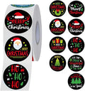 SHYGO® 1“ Christmas Labels Stickers, Round Merry Christmas Seals Xmas by LOVELIFETOGETHER