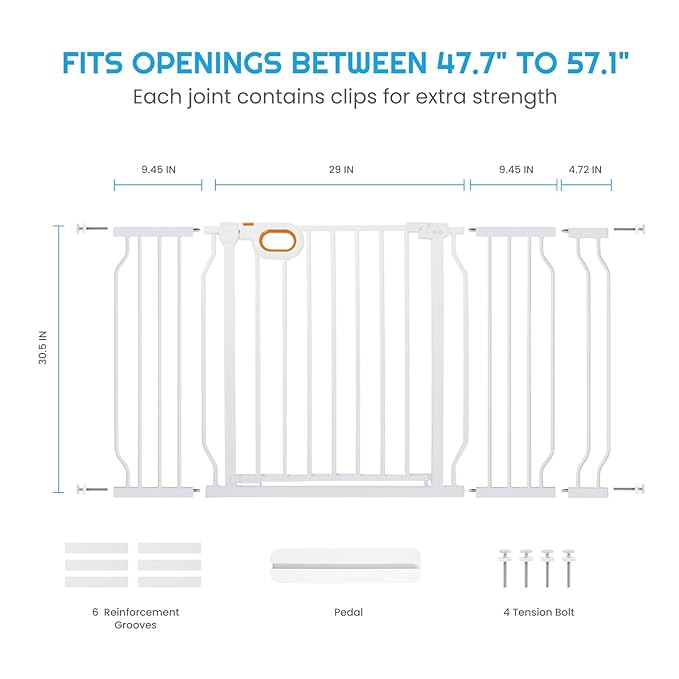 Owlie Adjustable Safety Gate for Stairs - Image 2