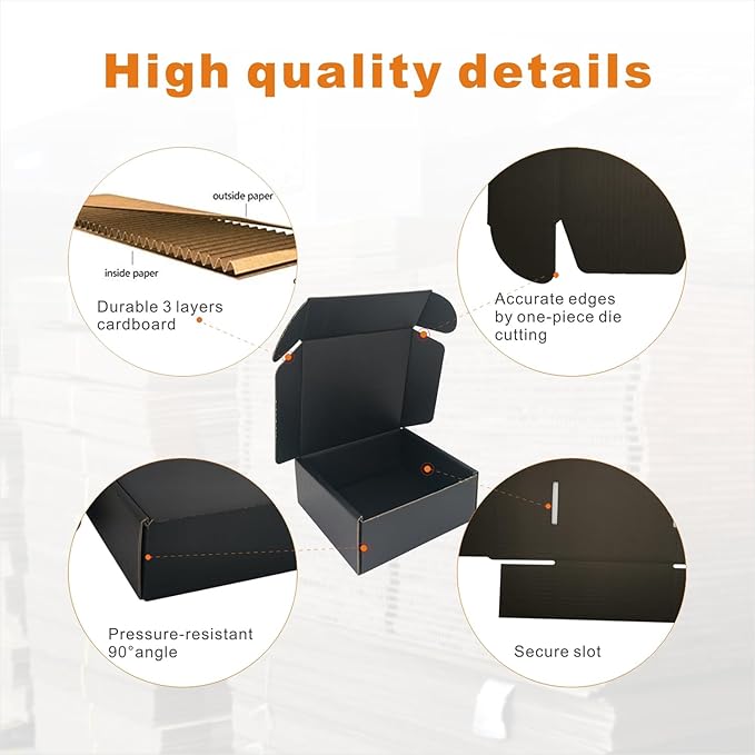 5x5x2'' Small Shipping Boxes 25 Pack - Image 4