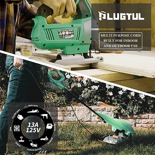 200 FT Outdoor Extension Cord | 16/3 Black Heavy Duty 3 Prong Extension Cord, 10A 1250W SJTW, ETL Listed, Great for Garden and Home - Image 7