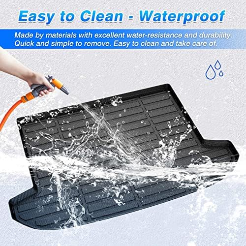 Cartist Custom Fit for Cargo Liner KIA Sportage 2017-2022 (Cargo Tray in Upper Deck Position) All Weather Trunk Mat Anti-Slip Rear Trunk Floor Mat Waterproof TPE - Image 4