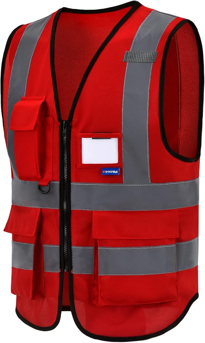 A-SAFETY High Visibility Reflective Safety Vest Customize Logo - Image 6