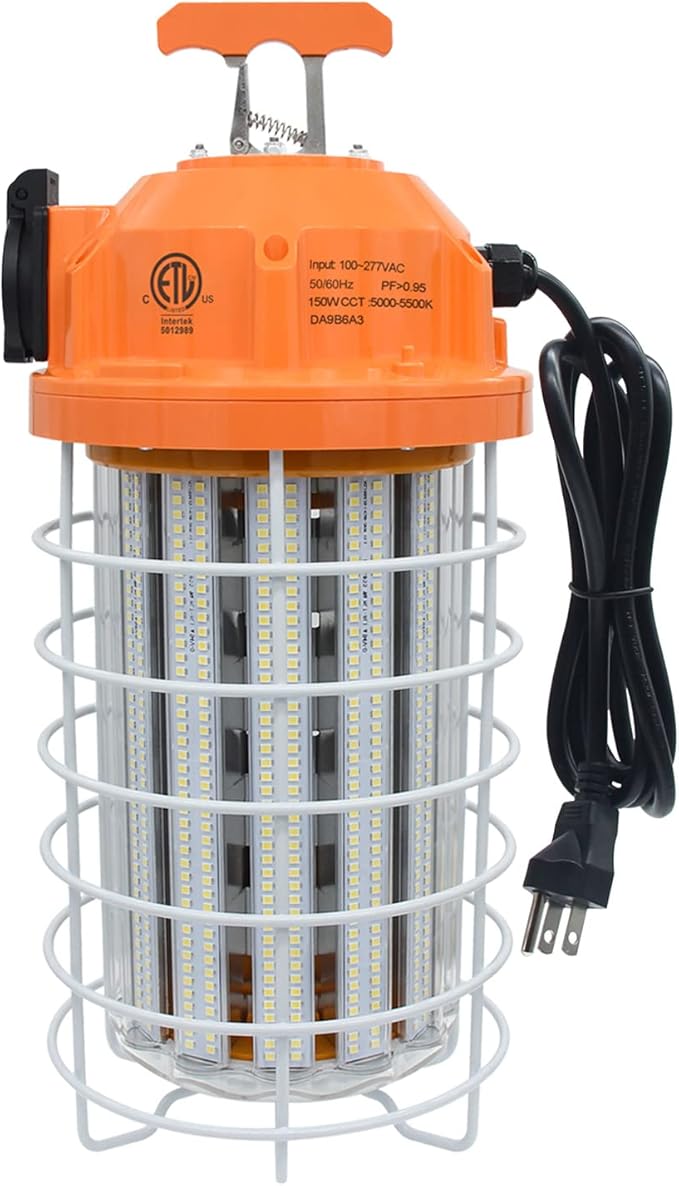 NS 150W LED Temporary Work Light Fixture, 000K 24250 Lumen Daylight White by NS