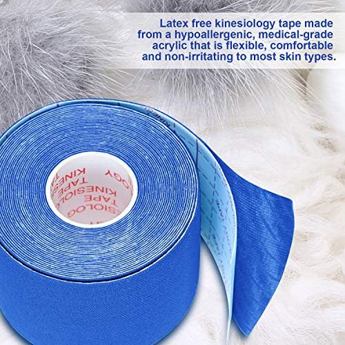Kinesiology Tape Athletic Tape Sport Tape, Lychee Supports & Protects Muscles, Waterproof and Latex Free, Breathable Elastic for Sport Activity, No Precut (Dark Blue, 6 Rolls) - Image 5
