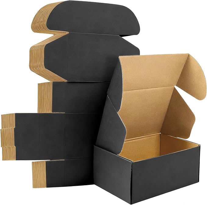 9x6x4 inches Shipping Boxes Set of 25, Small Corrugated Cardboard Box, by Unknown