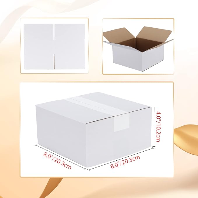 Calenzana 8x8x4 Shipping Boxes Set of 40 - Image 2