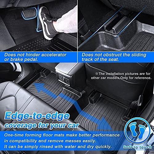 Floor Mats for Kia Soul 2020-2025 2026, All Weather Floor Liner for Soul Accessories Car Floor Mat Heavy Duty Waterproof - Image 4