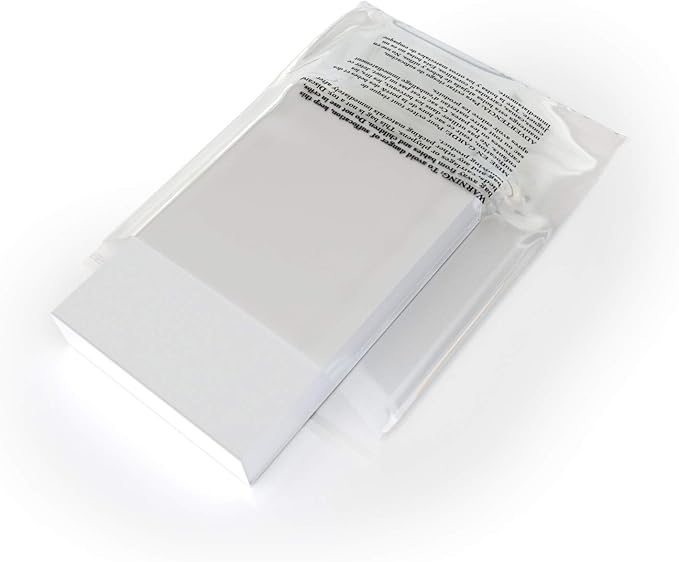Poly Bags with Suffocation Warning – 8x10" Clear Resealable Bags – 200 Pack - Image 5