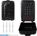 Key Lock Box, 12-Digit Code, Weatherproof Wall Mount, Large Capacity 5-8 Keys by Unknown