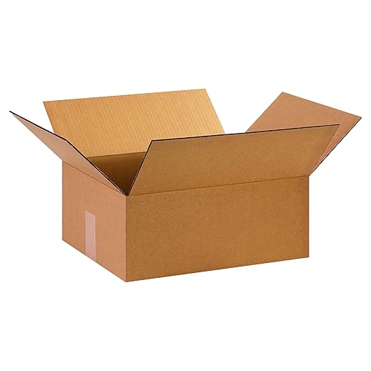Partners Brand 15 x 12 x 6 Corrugated Cardboard Boxes, Pack of, 25 | Shipping by Partners+Brand