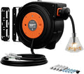 50 FT Retractable Extension Cord Reel, Heavy Duty 12AWG/3C SJTOW Power Cord by ISLEWIRE