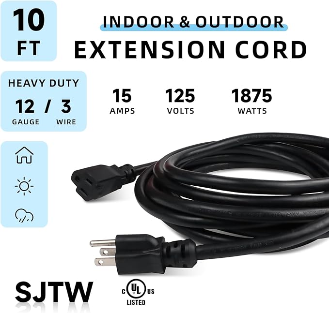 EP 10 Ft Outdoor Extension Cord - Image 2