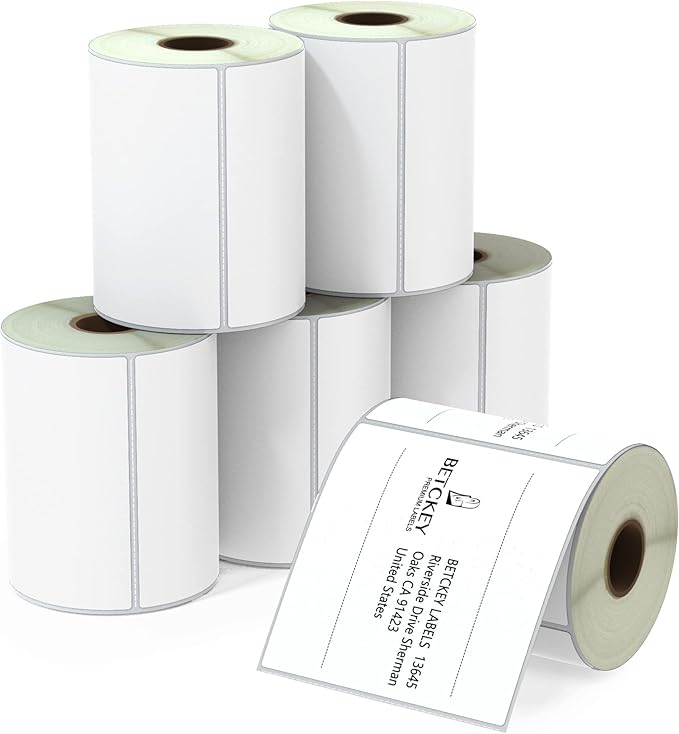 BETCKEY - 4" x 4" Shipping & Large Square Labels Compatible by BETCKEY