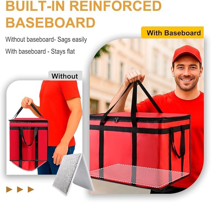 2PK Insulated Food Delivery Bag - Image 3