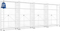 ALANNG 40" W Foldable 5-Tier Storage Shelves by ALANNG