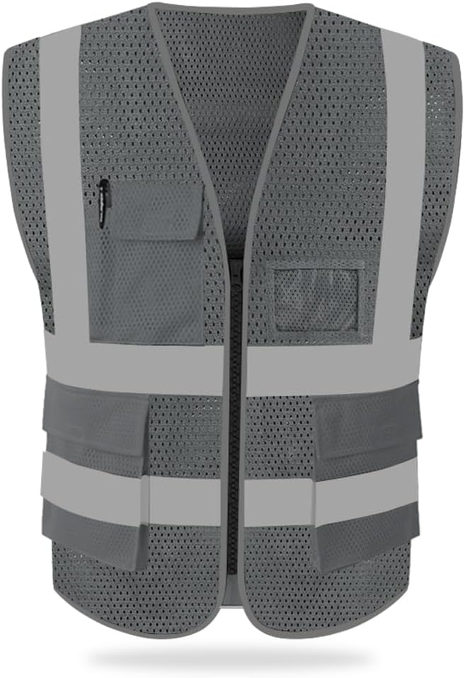 HYCOPROT High Visibility Mesh Safety Reflective Vest by HYCOPROT