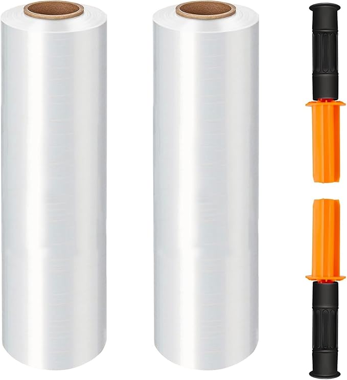 Stretch Wrap Film, 60 Gauge Stretch Wrap Industrial Strength, Plastic Wrap by BOP