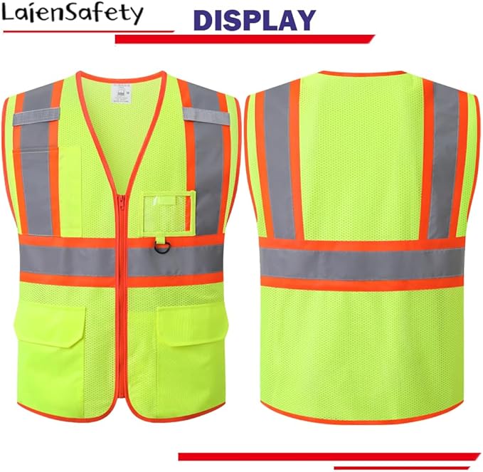 Reflective Safety Vest for Men Women - Image 3