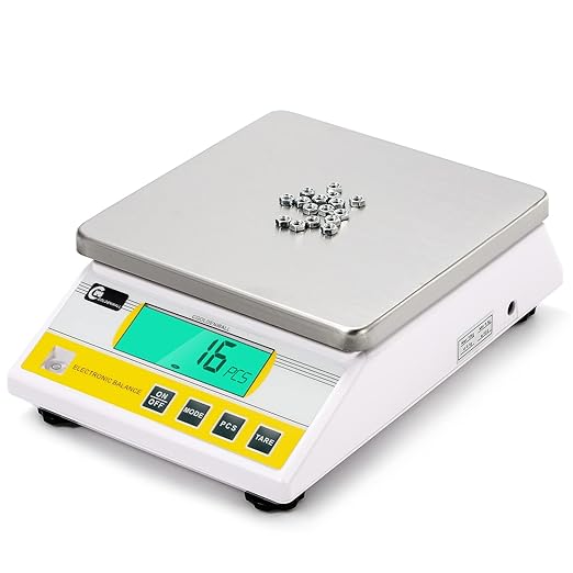 CGOLDENWALL 10kg x 0.1g Digital Precision Electronic Balance Laboratory Lab by CGOLDENWALL
