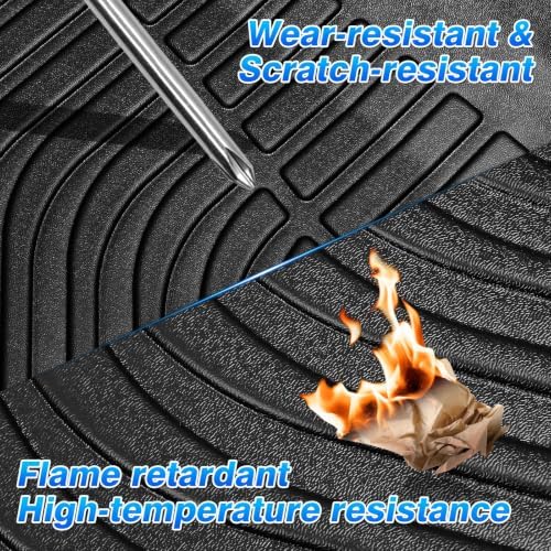 CARTIST Floor Mats for Dodge Ram 2500/3500 Crew Cab 2019-2026 Bucket Seat (Not for PTO KIT Models), All Weather Car Mats for Ram 2500/3500 Accessories, Heavy Duty Rubber Mats - Image 7