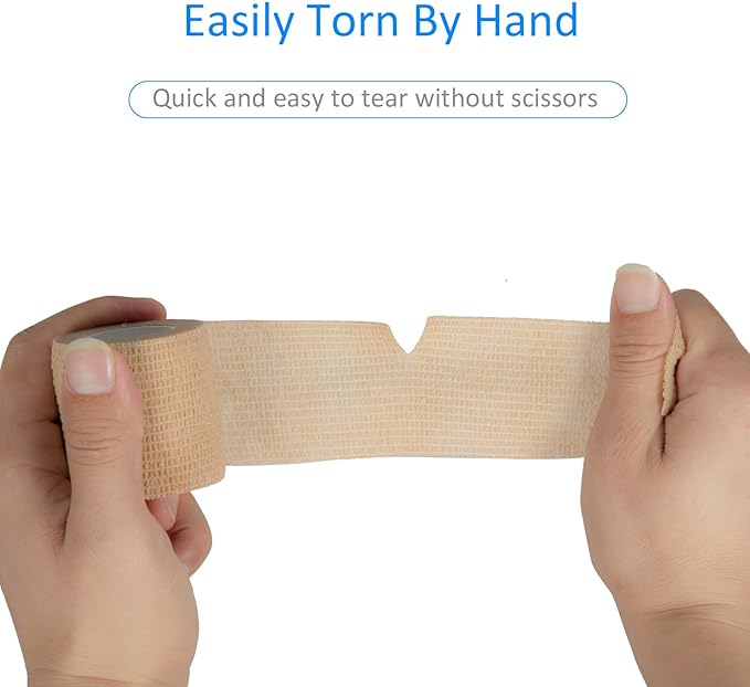 24Pack Self Adherent Cohesive Wrap Bandages Non Woven Cohesive Bandage Elastic - Image 3