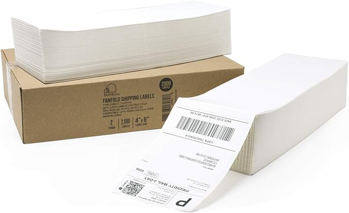 Buhbo 4" x 6" Direct Thermal Labels - Image 2
