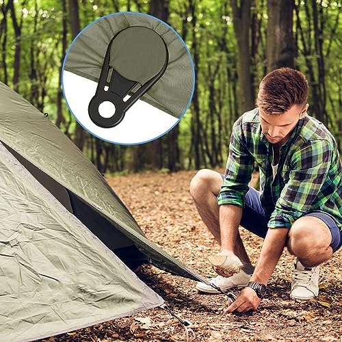 Hotop 20 Pcs Tarp Clips Heavy Duty No Hole Tarp Clamps for Camping - Image 6