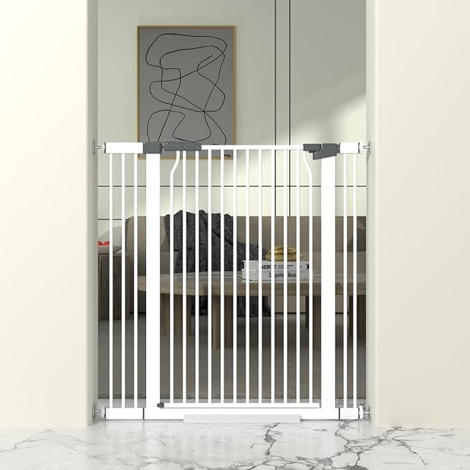41-Inch Extra Tall Metal Baby Gate by THEYFIRST