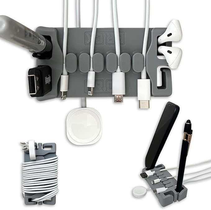 CordBrick DeskBrick Heaviest Weighted Cord Organizer by CordBrick