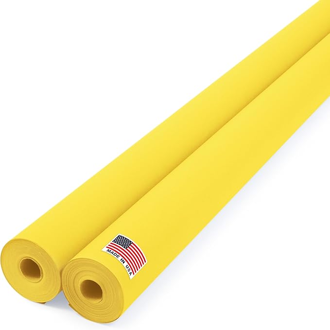 48" x 1200" Yellow Kraft Paper Roll, 45 lbs Thickness, Made in USA Colored by Paclord