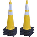 OrangeStar 8-Pack 36" Yellow Traffic Cones by OrangeStar