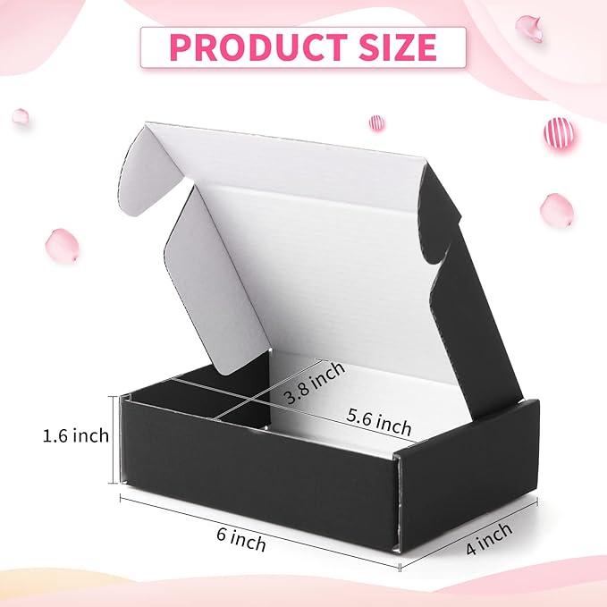 Spakon 50 Packs Shipping Boxes Cardboard Corrugated Mailer Packaging Boxes - Image 3