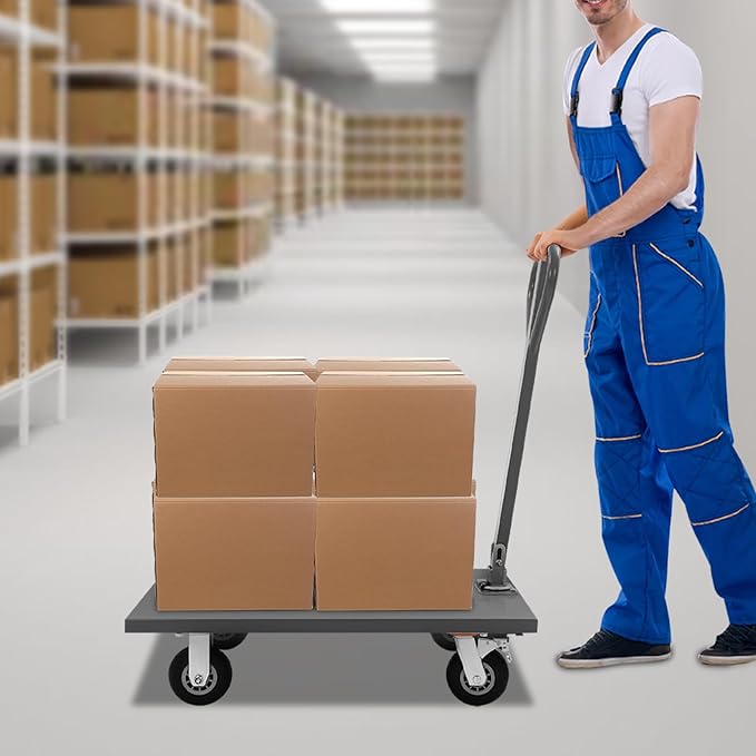 2000LBS Capacity Platform Truck Cart - Image 6