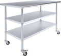 AmGood Stainless Steel Work Table by AmGood