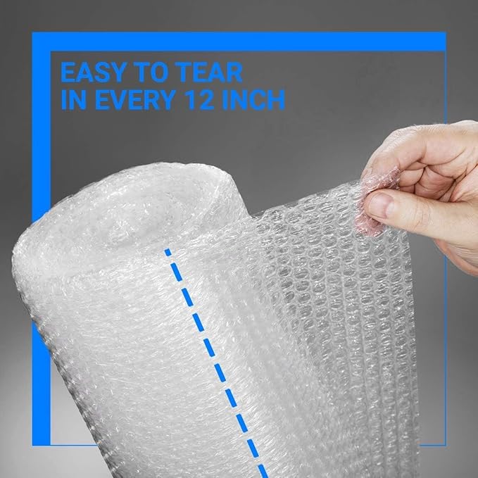 Bubble Cushioning Wrap Pacific Mailer 5/16 Inch x 12 Inch x 72Feet Total Bubble - Image 2