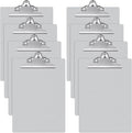 Mimorou 8 Pcs Metal Clipboard Heavy Duty Aluminum Clipboards 12 x 9 Inch Metal by Mimorou