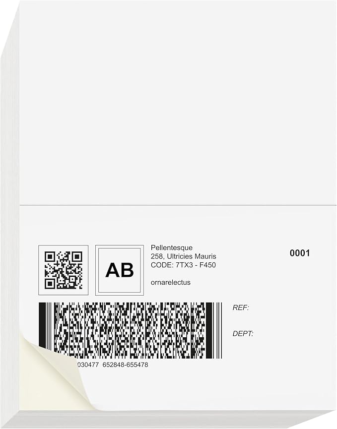NextDayLabels – 8-1/2" x 5-1/2" Rectangular Sticker Labels - Image 7