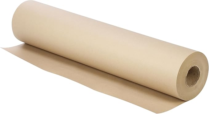 The Boxery Kraft/Brown Kraft Paper Roll, 36” x 10, 800”-40lb. Thickness-Brown by TheBoxery