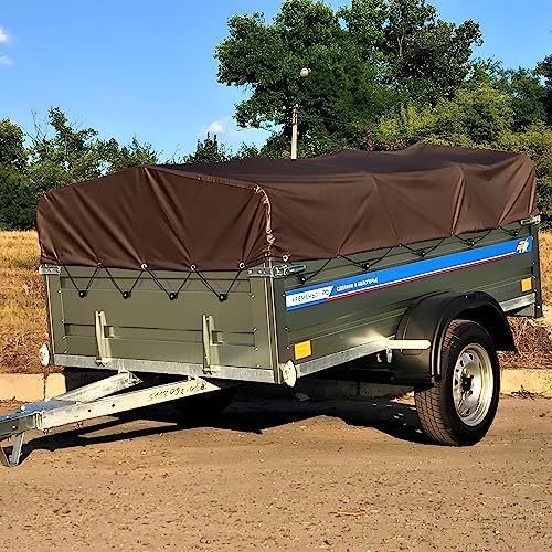 Winpull Tarp 8x16FT, 16 Mil Heavy Duty Waterproof Tarp, Large Multipurpose Cover with Brass Grommets and Reinforced Edges, UV Resistant Thick Poly Tarps for Outdoor Camping Tent Pool Car - Image 7