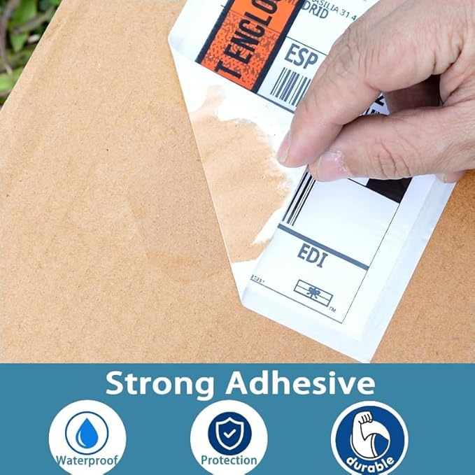 1000pcs 7.5"x5.5" Packing List Envelopes Self-seal Packing Slip Envelope - Image 6