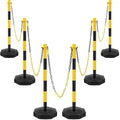 Konohan 6 Sets 34 Inch Parking Cone Delineators Post Traffic Cone Plastic by Konohan