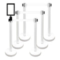 VIP Crowd Control Retractable Belt Stanchion Queue Safety Barrier Set by CrowdControlCenter