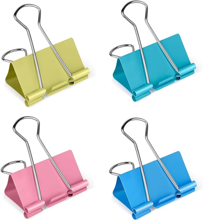 Ufmarine Large Binder Clips 1.6 inch Length, by Ufmarine