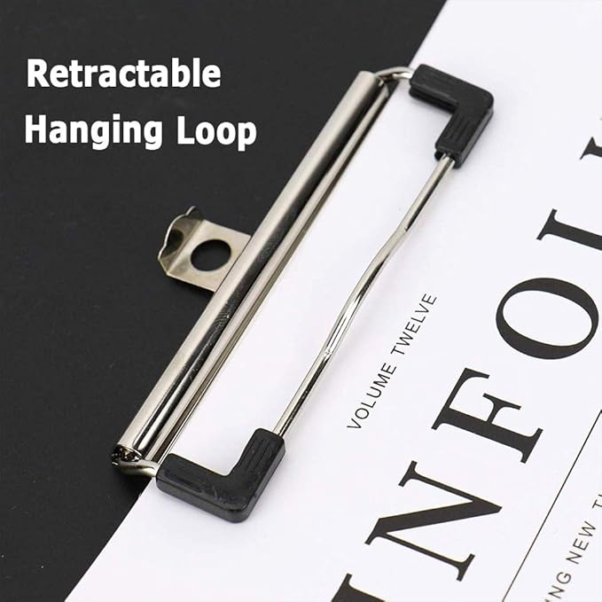 Meetory 15 Pack Clipboard Clips 3.94" Mountable Stainless Metal Clipboards - Image 6