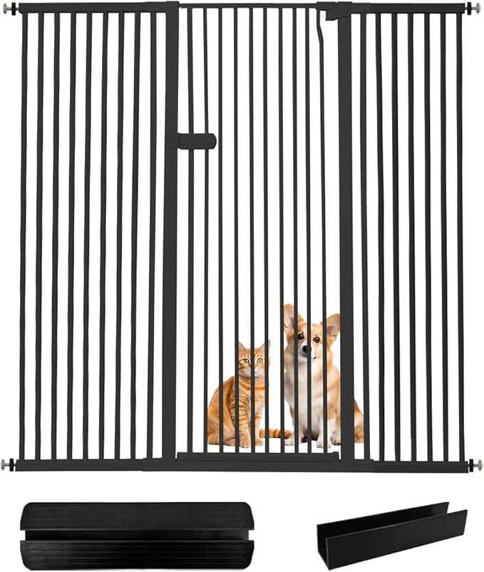 Lumizone Extra Tall Cat Gate 61.02" High Pressure Mounted Extra Wide 2025 New by Lumizone